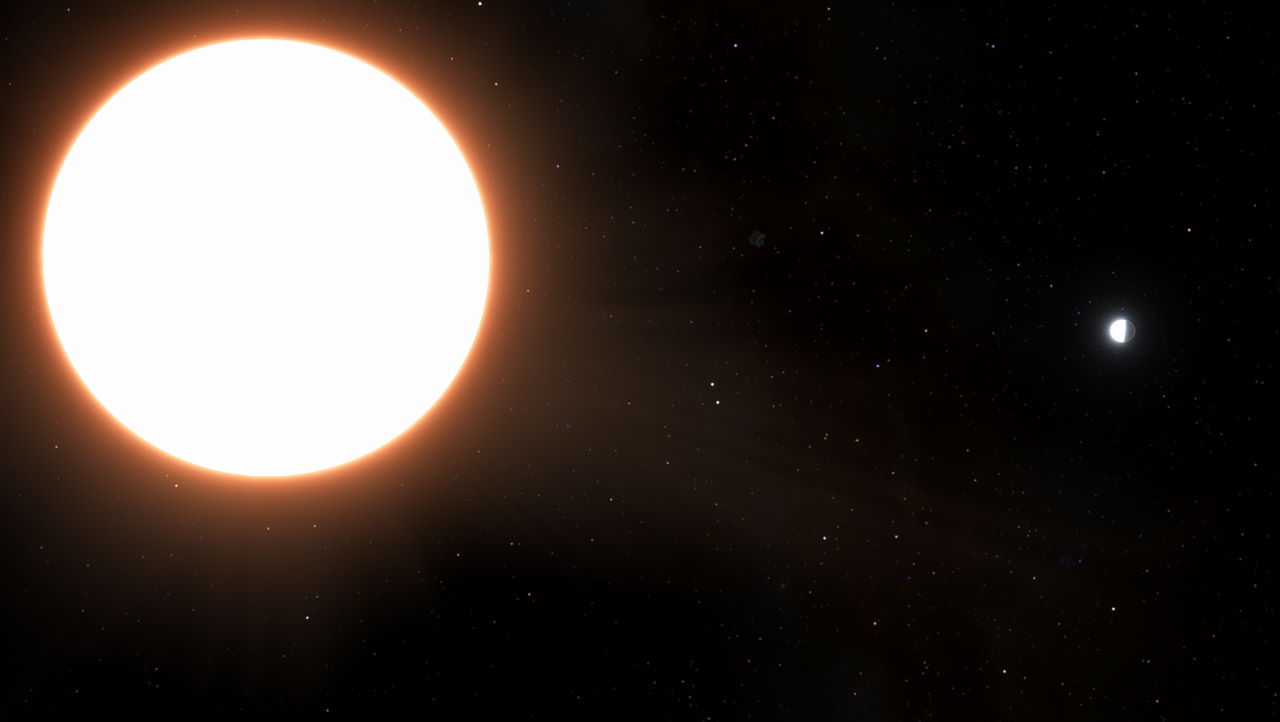 Художнє зображення планети біля її зорі.&amp;nbsp;Ricardo Ramírez Reyes (Universidad de Chile)