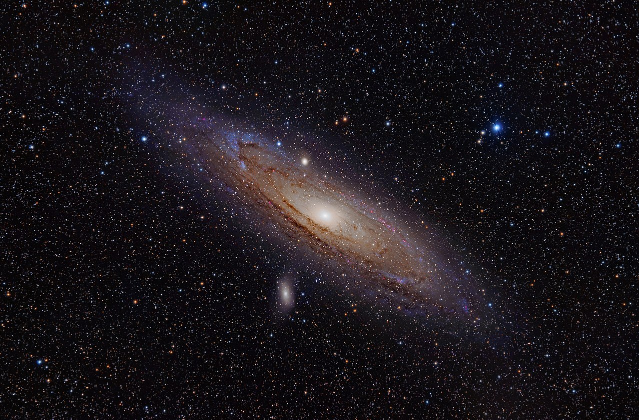 Галактика Андромеда. Adam Evans / Wikimedia Commons