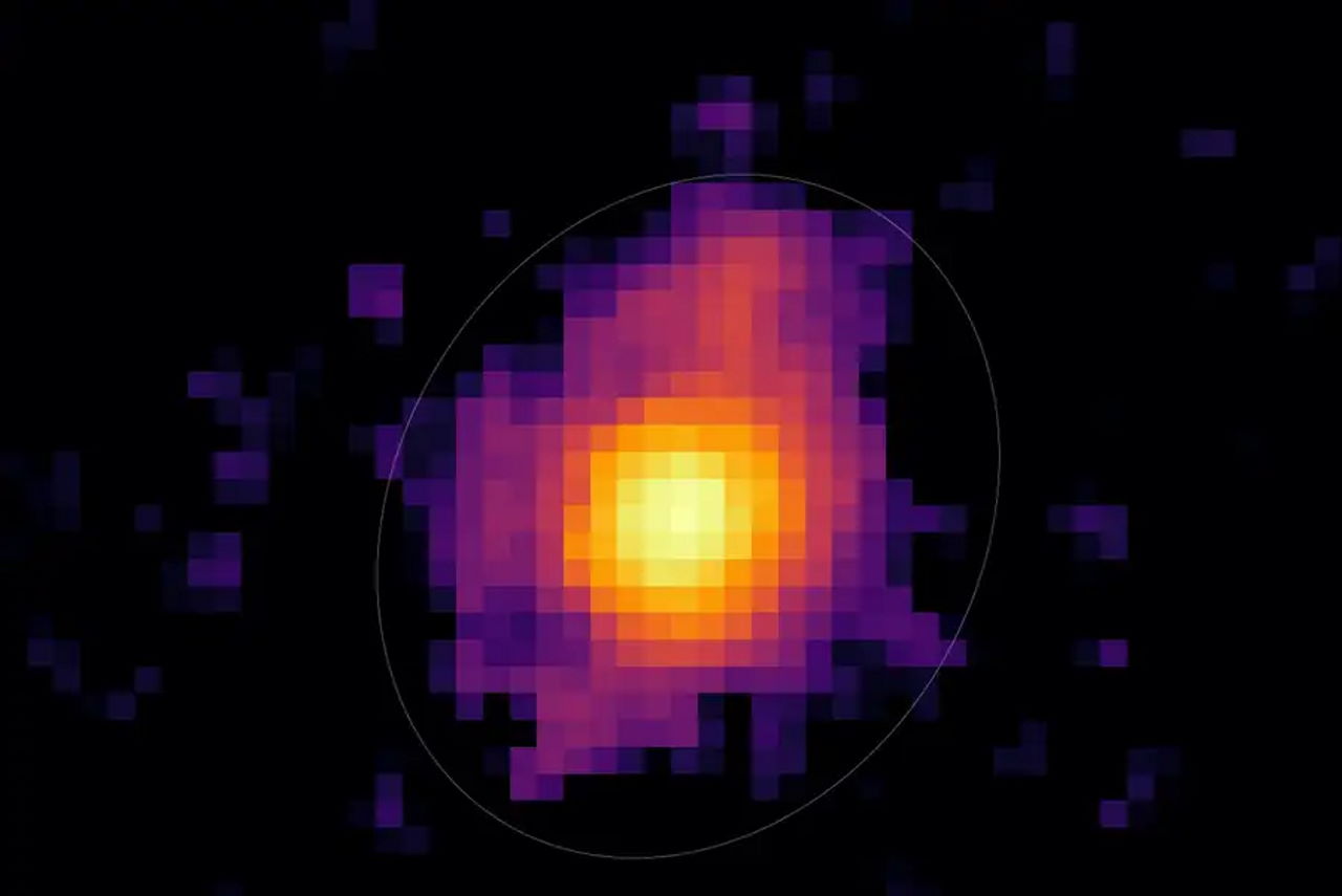 Зображення відкритої галактики, отримане «Джеймсом Веббом».&amp;nbsp;William M. Baker et al. / arXiv, 2023&amp;nbsp;
