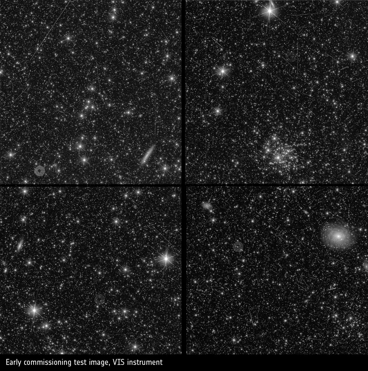 Зображення, отримане у видимому світлі інструментом VIS.&amp;nbsp;ESA / Euclid / Euclid Consortium / NASA