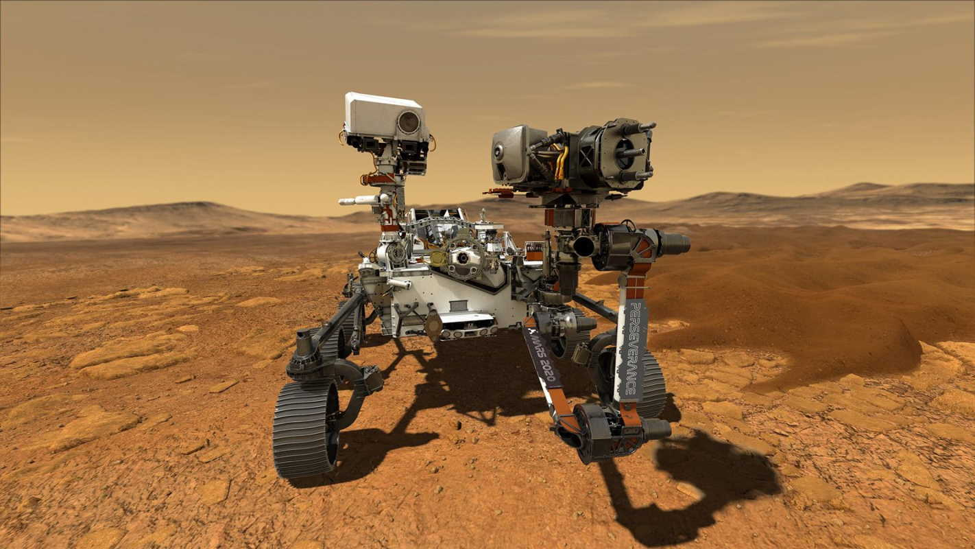 Художнє зображення. «Персеверанс» на Марсі. NASA / JPL-Caltech