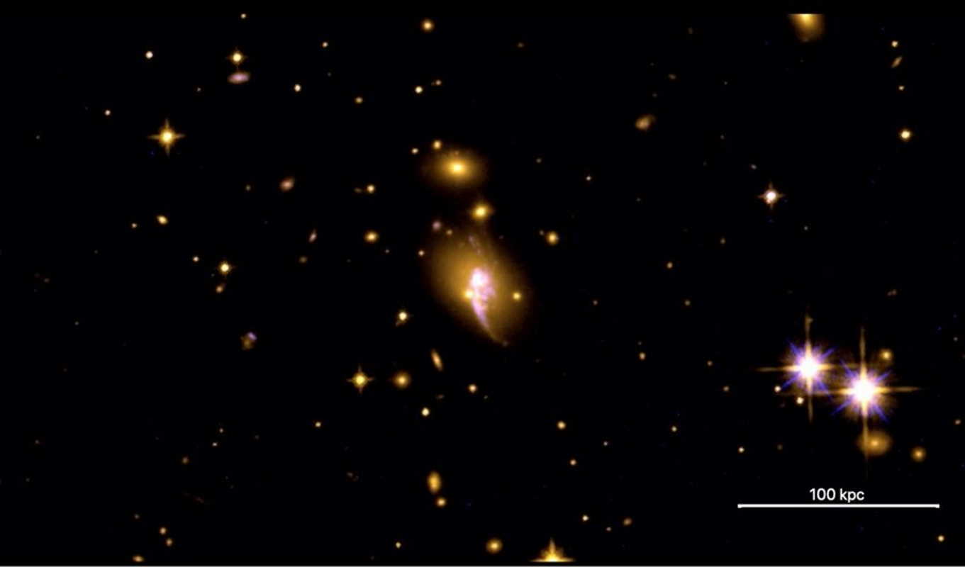 Скупчення галактик CHIPS1911 + 4455. NASA, ESA, Hubble Heritage Team