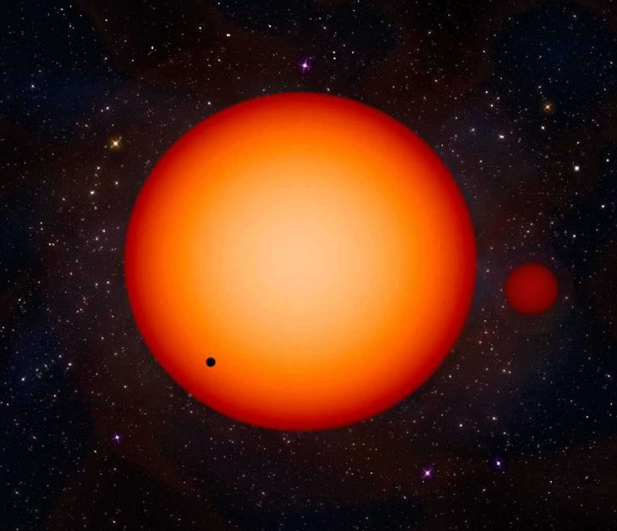 Подвійна зоряна система Kepler-38 із масивною екзопланетою. Naomi Orosz / Wikimedia Commons