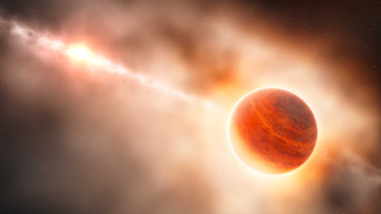 Художнє зображення формування планети-гіганта. L. Calçada / ESO