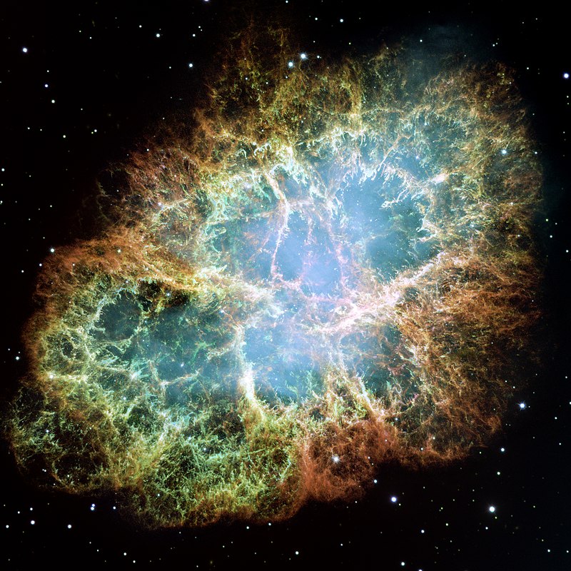Крабоподібна туманність. NASA, ESA, J. Hester, A. Loll / Wikimedia Commons