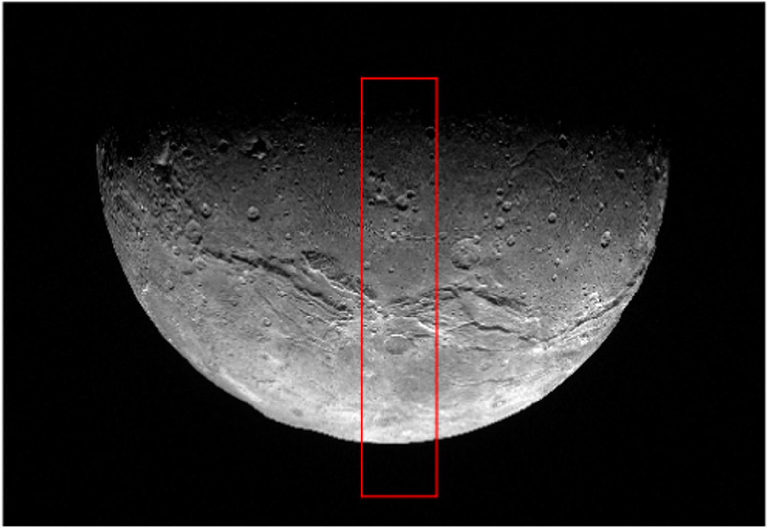 Знімок Харона, за яким оцінювали його світловий внесок. Tod R. Lauer et al. / The Planetary Science Journal, 2021