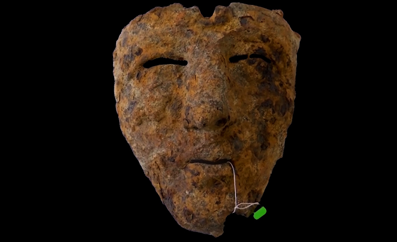 Давньоримська маска з Румунії.&amp;nbsp;Gorj County Museum