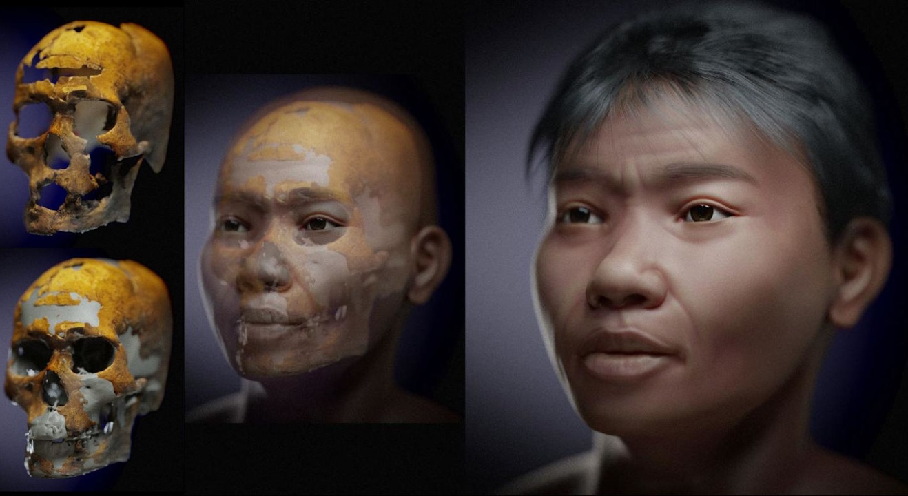 Реконструкція обличчя із урахуванням параметрів сучасних людей.&amp;nbsp;Moacir Elias Santos and Cicero Moraes / OrtogOnLineMag, 2023