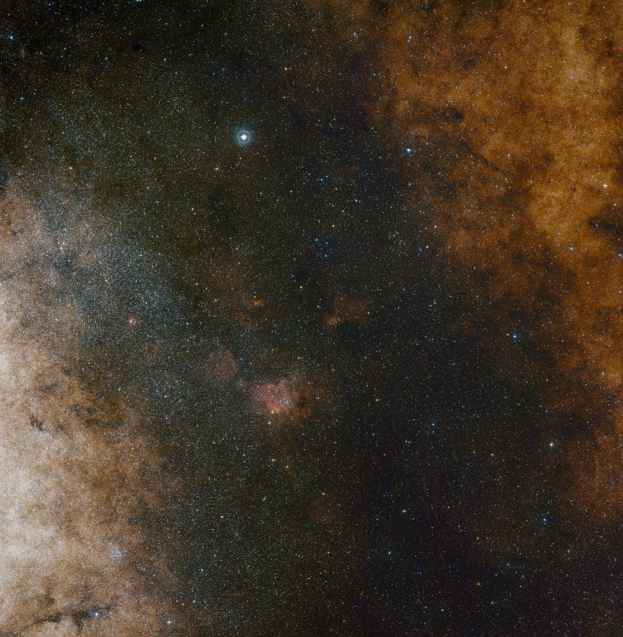 ESO and Digitized Sky Survey 2. Acknowledgment: Davide De Martin and S. Guisard