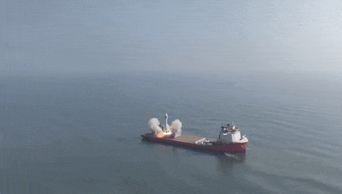 Зліт ракети із морської платформи. Xinhua