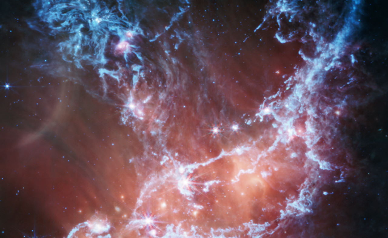 Ділянка туманності&amp;nbsp;NGC 346, яку сфотографував телескоп.&amp;nbsp;NASA, ESA, CSA, STScI, Nolan Habel (NASA-JPL)