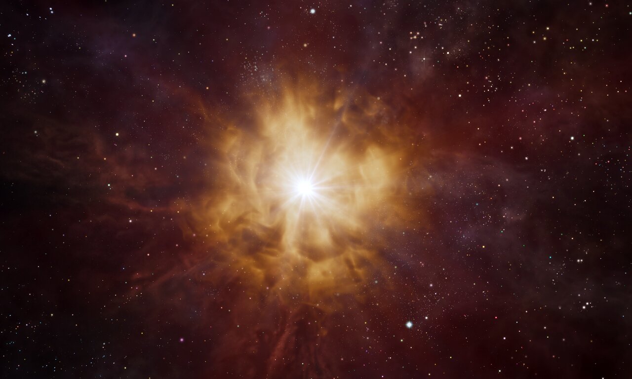 Зоря типу Вольфа — Райє в уявленні художника / ESO