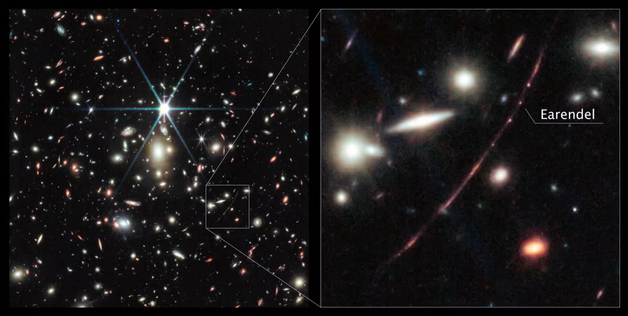 Зображення Еаренділ на знімку камери NIRCam телескопа.&amp;nbsp;NASA, ESA, CSA, D. Coe