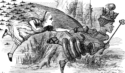 Ілюстрація до “Аліси в Задзеркаллі”, Льюїса Керрола. John Tenniel / Nautilus
