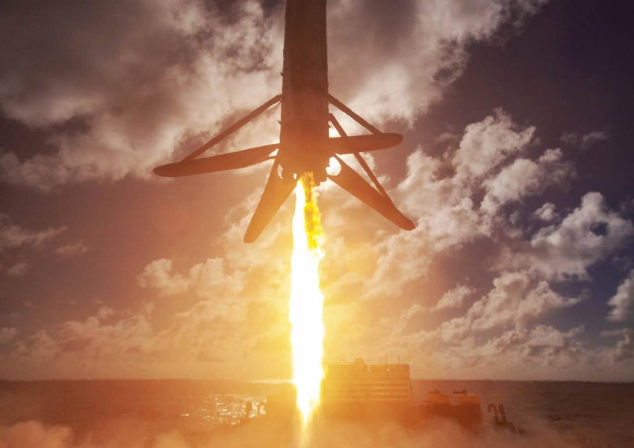Ракета&amp;nbsp;Falcon 9 зі ступенем&amp;nbsp;B1058 під час запуску 23 грудня.&amp;nbsp;SpaceX / Twitter