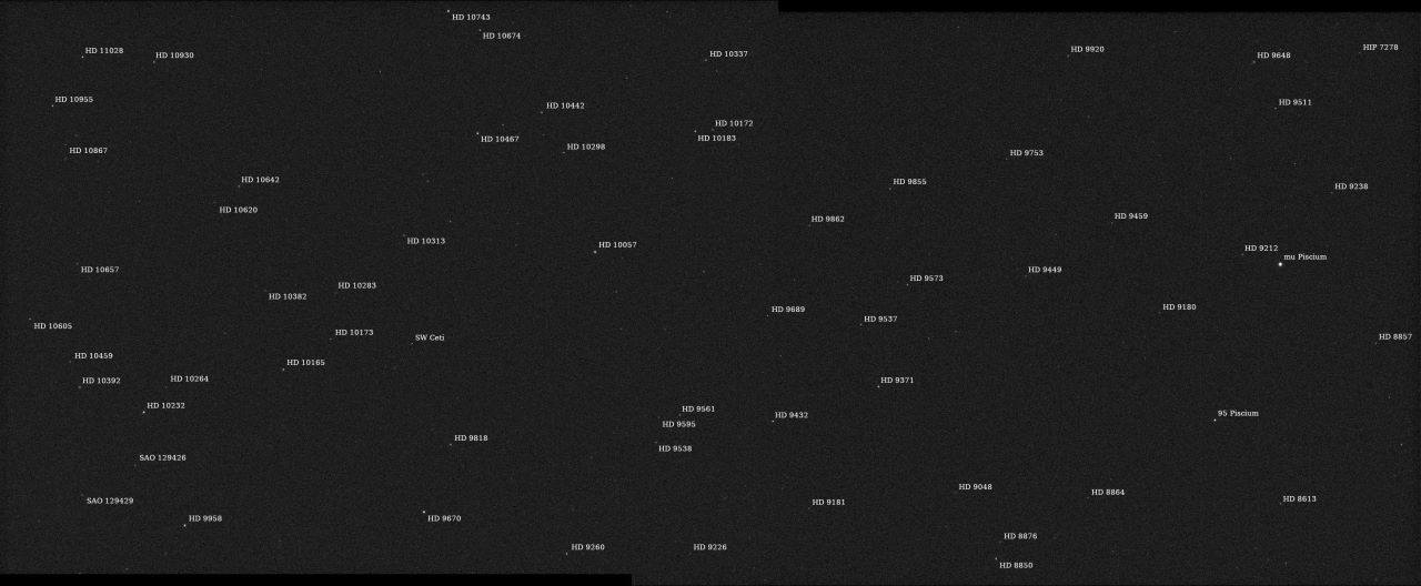 Зорі, які сфотографувала&amp;nbsp;«Психея». JPL NASA