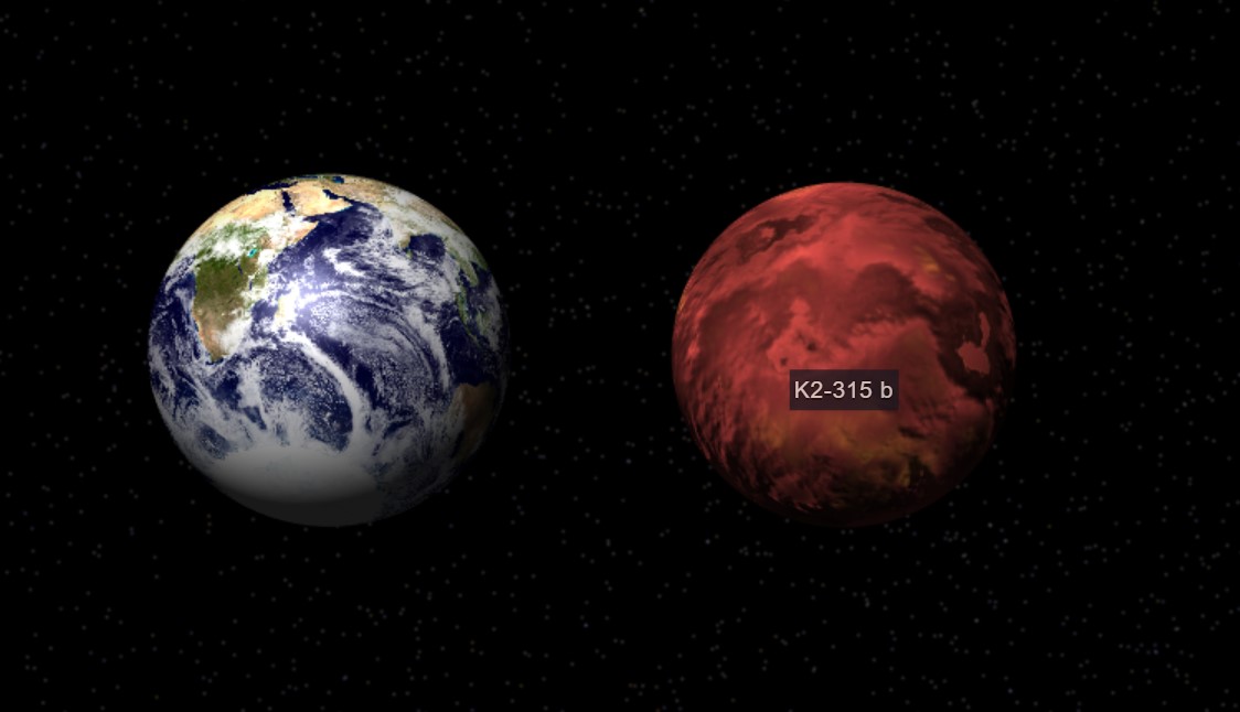 Земля та “пі-Земля” / exoplanets.nasa.gov
