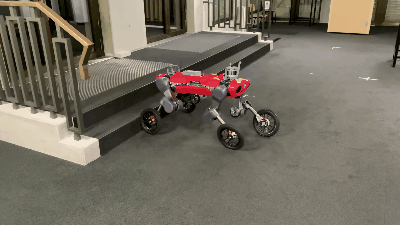 Робот не забув, що колись був звичайним чотириногим, і використав це, щоб подолати сходи.&amp;nbsp;Robotic Systems Lab: Legged Robotics at ETH Zürich / YouTube
