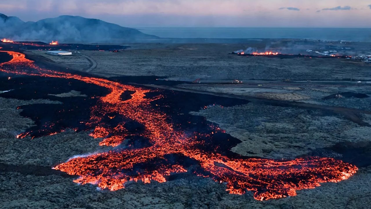 Виверження вулкана в Ісландії 14 січня.&amp;nbsp;HALLDOR KOLBEINS / AFP via Getty Images