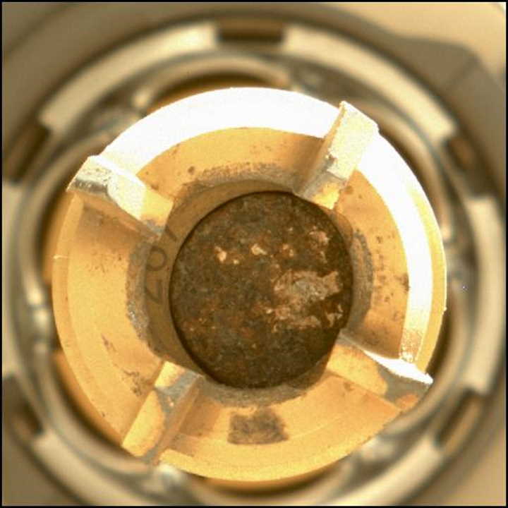 Заповнена ґрунтом капсула «Персеверанса». NASA / JPL-Caltech