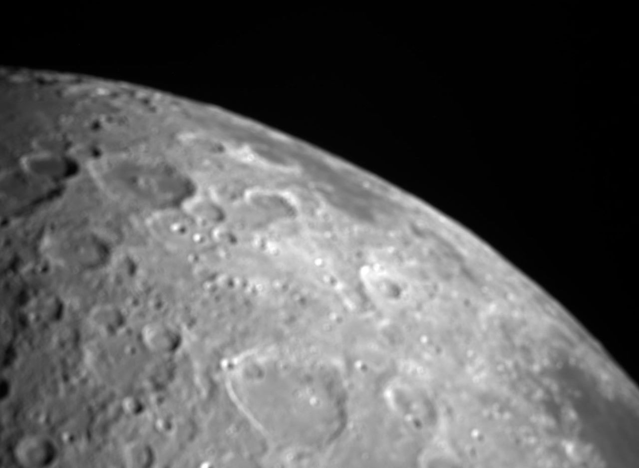 Зображення Місяця, яке зробив CAPSTONE.&amp;nbsp;&amp;nbsp;Advanced Space 2023
