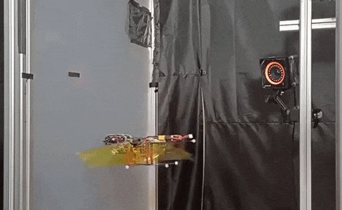 Робот всідається на стіну, щоб повзти.&amp;nbsp;Qian Li et al. / Research, 2023
