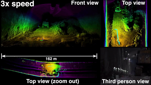 Реконструкція інтер'єру печери за отриманими дроном під час польоту лідарними зображеннями.&amp;nbsp;Nan Chen et al. / Science Robotics, 2023