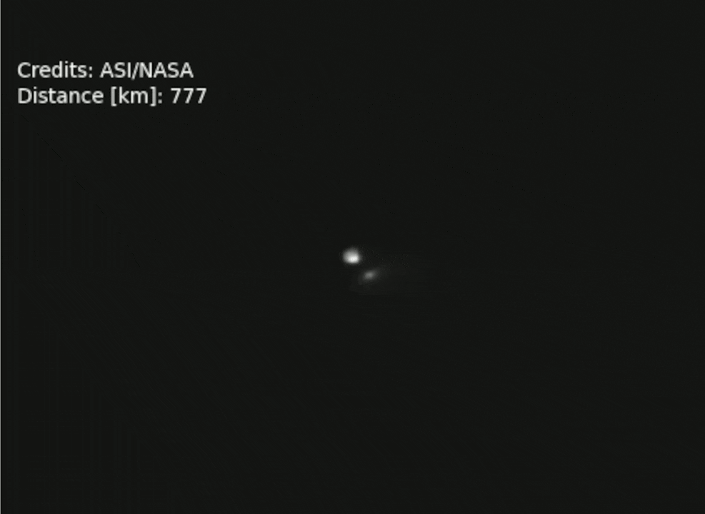 Також італійський кубсат LICIACube, який супроводжував зонд, а потім астероїд до та після тарану, зробив понад 600 знімків, 326 з яких вже відправив на Землю. На них вже можна побачити кратер, який DART лишив на астероїді. ASI, NASA&amp;nbsp;