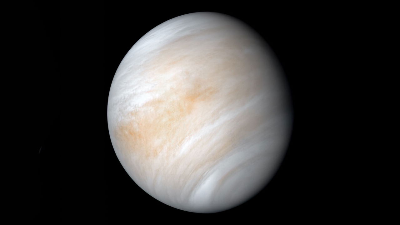 Венера на зображенні, отриманому орбітальним зондом&amp;nbsp;«Марінер-10». NASA / JPL