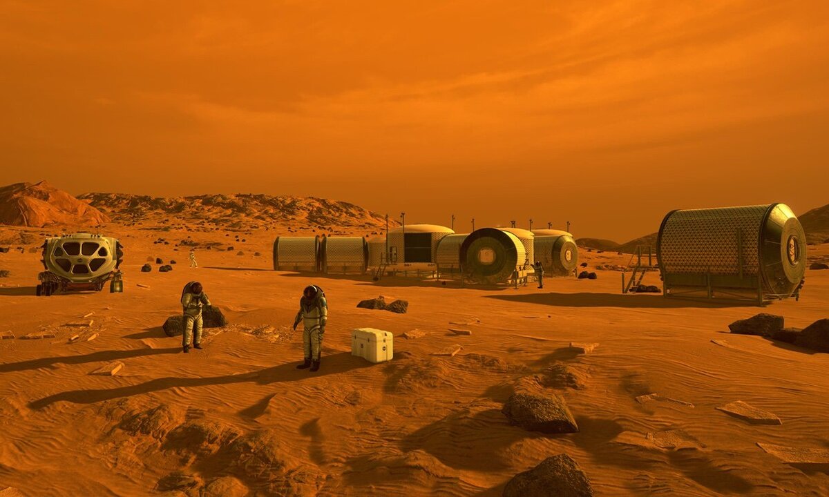 Так NASA уявляє собі майбутні марсіанські колонії / NASA