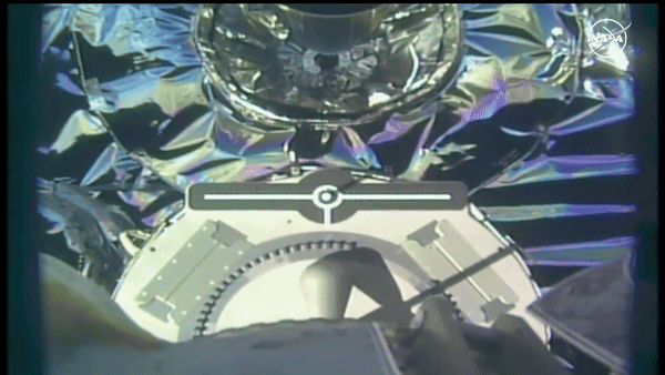 Пристиковка корабля до МКС. NASA
