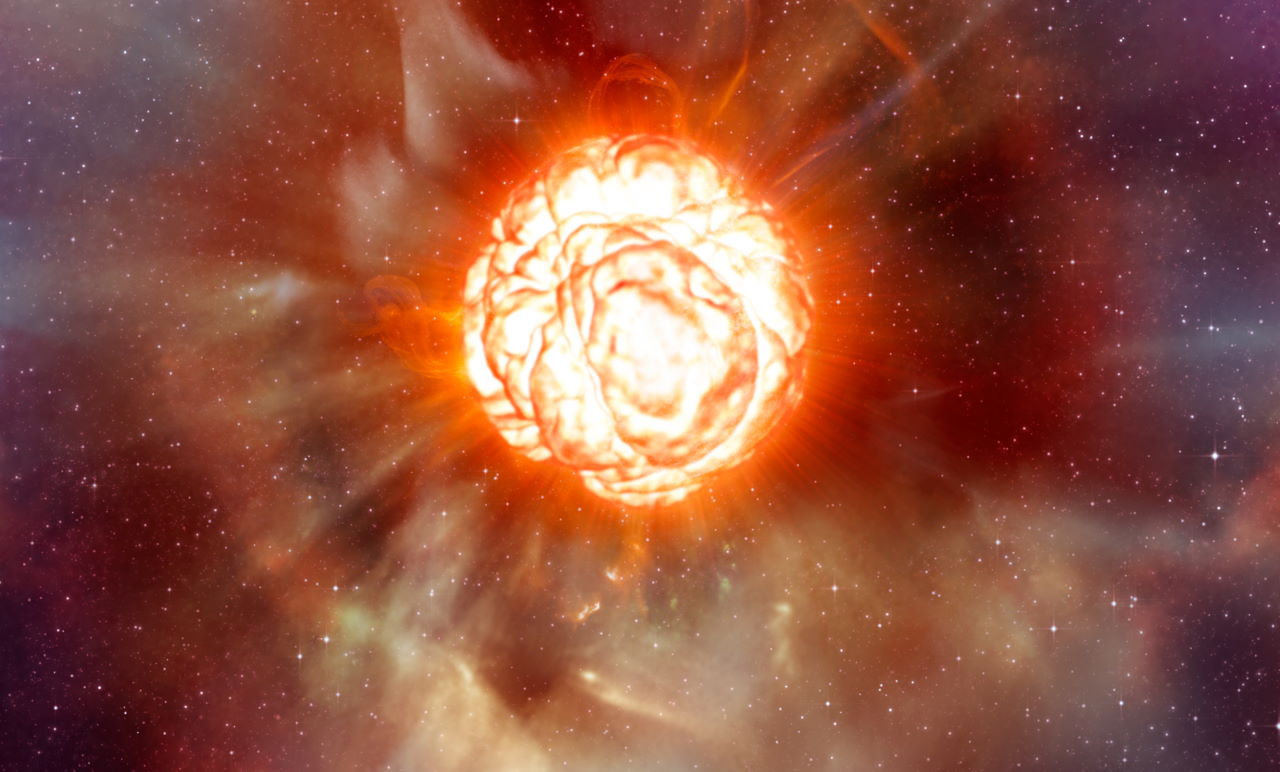 Художнє зображення Бетельгейзе. ESO