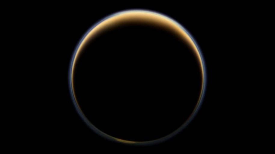 Серпанок в атмосфері Титана. NASA/JPL-Caltech/Space Science Institute