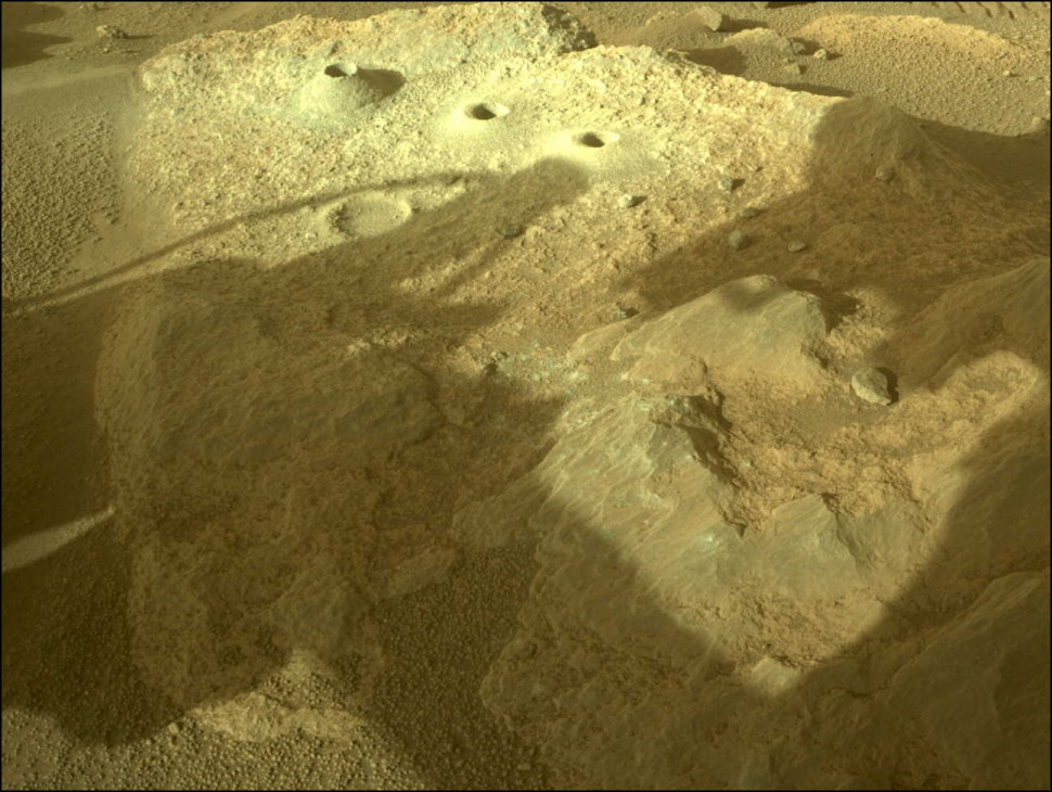 Місце, де марсохід зібрав проби.&amp;nbsp;NASA / JPL-Caltech / ASU