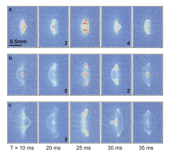 Еволюція бульбашки після прибирання радіочастотного поля. R. A. Carollo et al. / Nature, 2022
