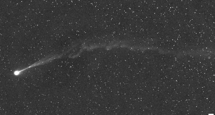 Розрив хвоста комети Нісімура 2 вересня.&amp;nbsp;Michael Jaeger