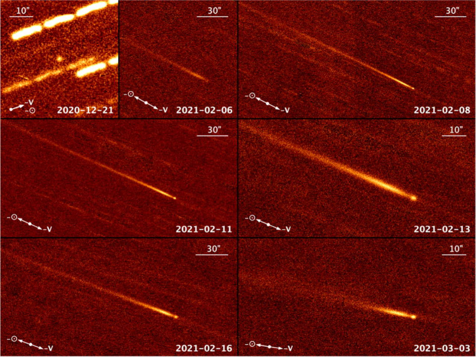 Астрономи постежили за руйнуванням комети через зближення з Сонцем