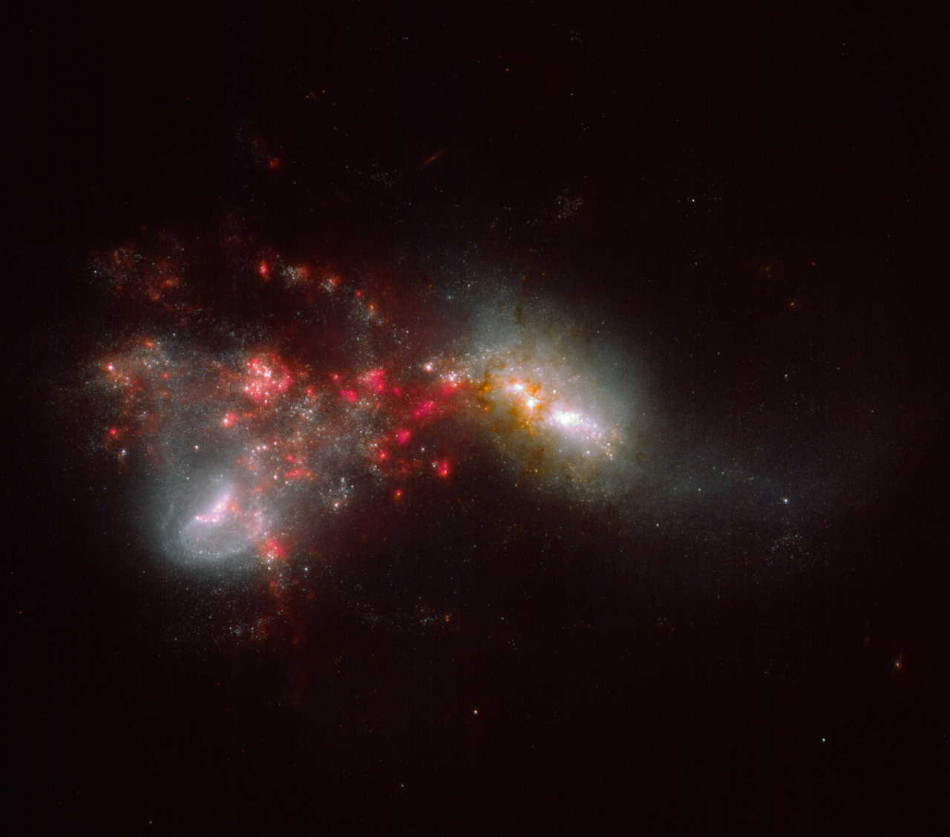 Телескоп «Джеймс Вебб» роздивився галактичне зіткнення