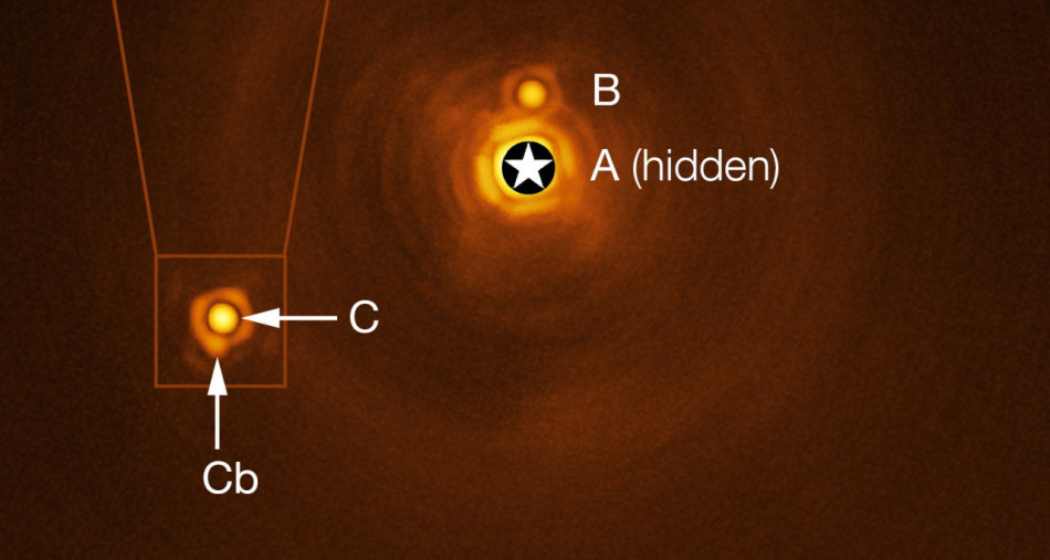 Астрономи вперше сфотографували систему з двох зір, планети і коричневого карлика