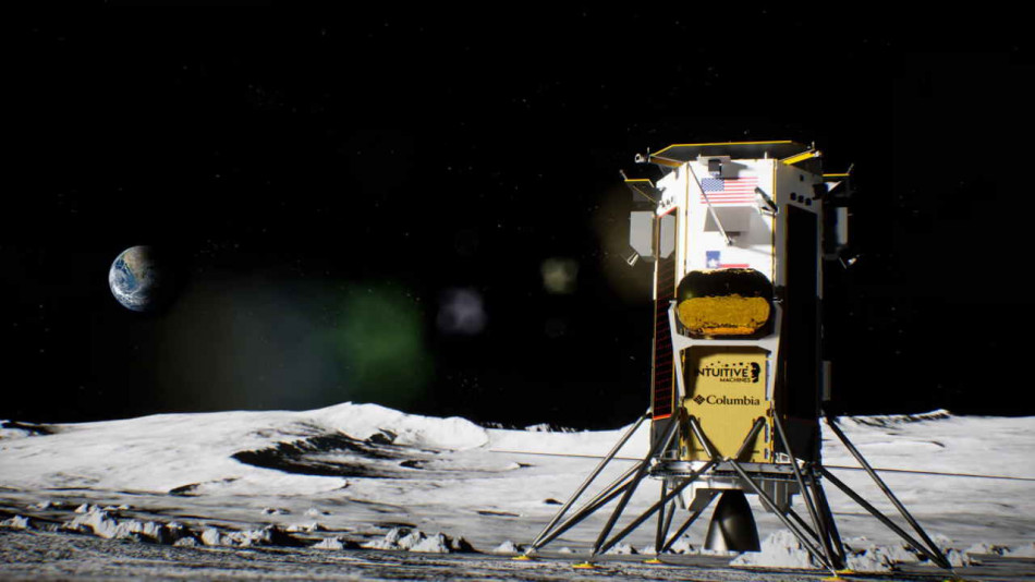 Модуль «Одіссей» впав боком при посадці на Місяць