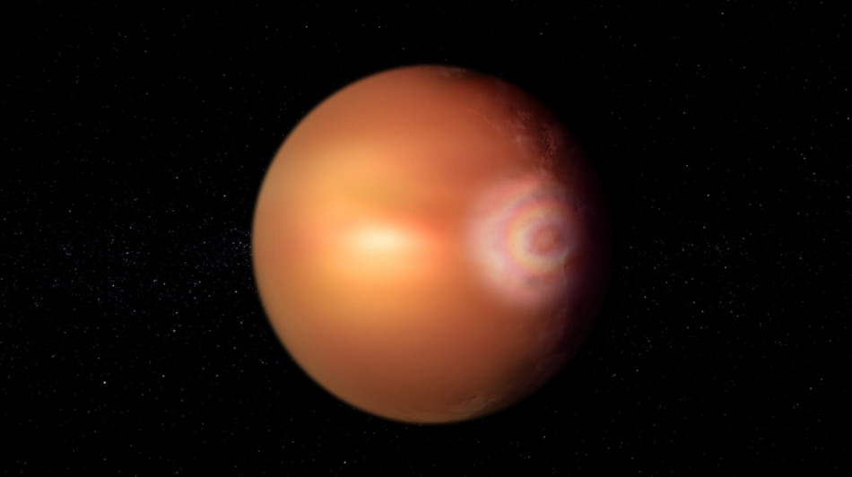 В атмосфері екзопланети вперше помітили різноколірне гало глорію