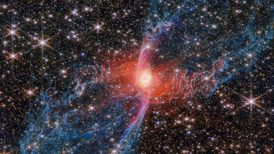 «Джеймс Вебб» сфотографував туманність «Червоний Павук» на відстані майже 60 тисяч світлових років