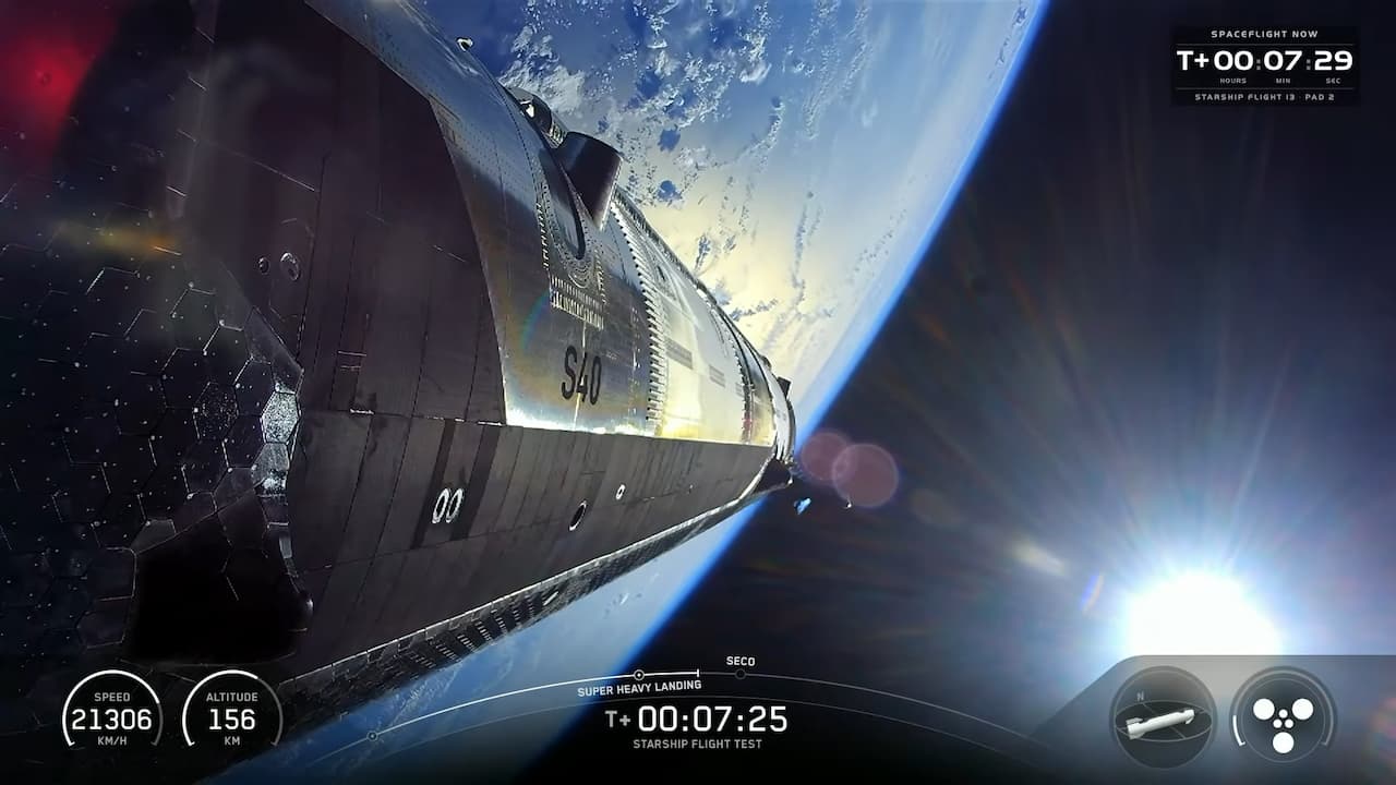 Корабель Starship уперше вцілів після приводнення в океан. Він вивів у космос перші справжні супутники Starlink третього покоління